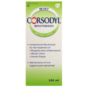 CORSODYL RINSE MINT 200ML