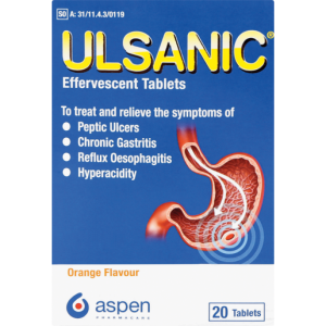 ULSANIC EFFERVESCENT TABLET 20