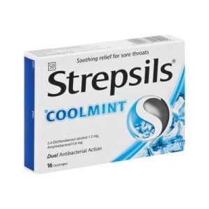 STREPSILS LOZENGES COOLMINT 16