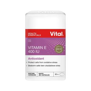 VITAL VITAMIN E 400IU CAPSULE 30
