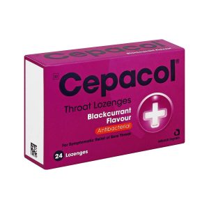 CEPACOL LOZENGES BLACK CURRENT 24