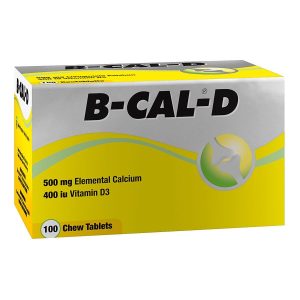 B CAL D CHEWABLE TABLET 100