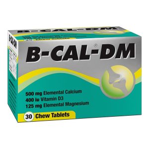 B CAL DM CHEWABLE TABLET 30
