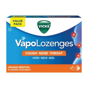 VICKS VAPOLOZENGES  ORANGE 24