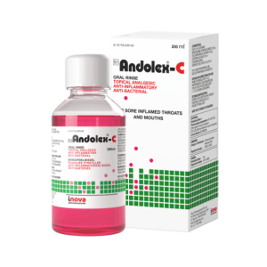 ANDOLEX C ORAL RINSE 200ML