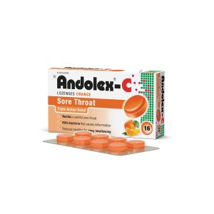 ANDOLEX C LOZENGES ORANGE 16