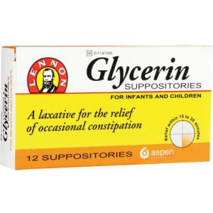 GLYCERINE SUPPOSITORY INFANT 12