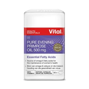 VITAL EVENING PRIMROSE OIL 500MG CAPSULE 60