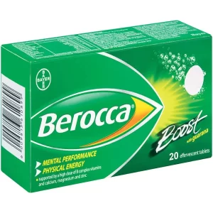 BEROCCA BOOST EFFERVESCENT 20