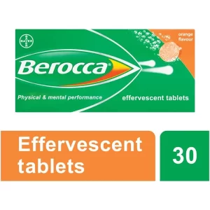 BEROCCA EFFERVESCENT ORANGE 30