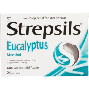 STREPSILS EUCALYPTUS MENTHOL 24