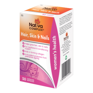 NATIVA HAIR,SKIN,NAILS 30 CAPSULES