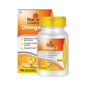 NATIVA OMEGA 3 COMPLEX 90 CAPSULES