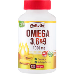 WELLVITA 1000MG OMEGA 3,6,9 SOFTGEL 120s