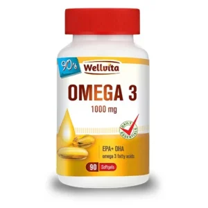 WELLVITA 1000MG OMEGA 3 SOFTGEL 90s